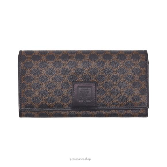 🔴 Celine Triomphe Long Wallet - Black - Picture 1 of 8